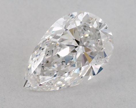 GIA 1.00 Carat E-VS2 Very Good Cut Pear Diamond