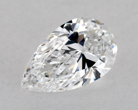 GIA 0.33 Carat D-VVS1 Very Good Cut Pear Diamond
