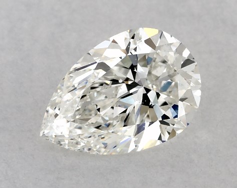 GIA 1.00 Carat G-VS2 Very Good Cut Pear Diamond