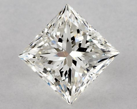 GIA 1.01 Carat H-VS2 Ideal Cut Princess Diamond
