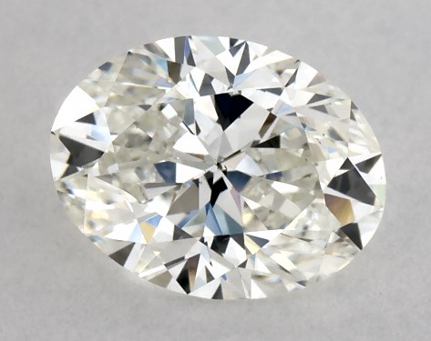 GIA 1.00 Carat H-VS2 Very Good Cut Oval Diamond