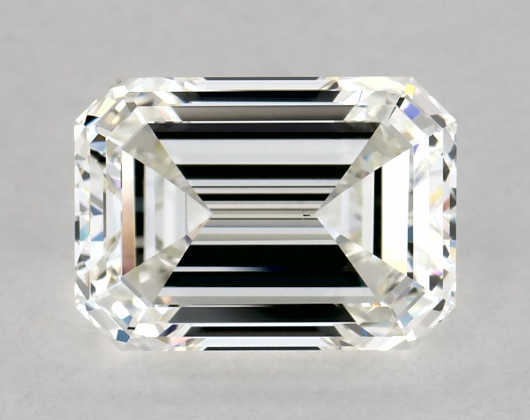 2.01 carat emerald diamond, H VS2