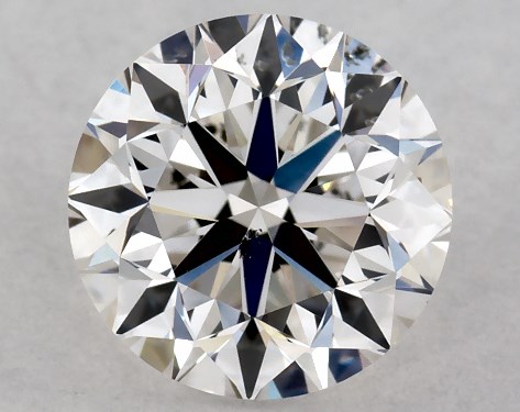 GIA 0.81 Carat G-SI1 Very Good Cut Round Diamond
