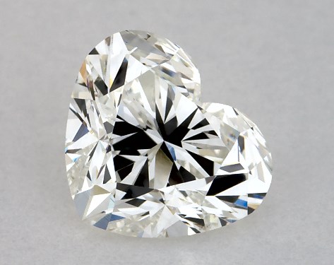 GIA 1.00 Carat H-VS2 Very Good Cut Heart Diamond