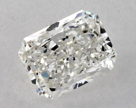 GIA 1.00 Carat H-VS2 Ideal Cut Radiant Diamond