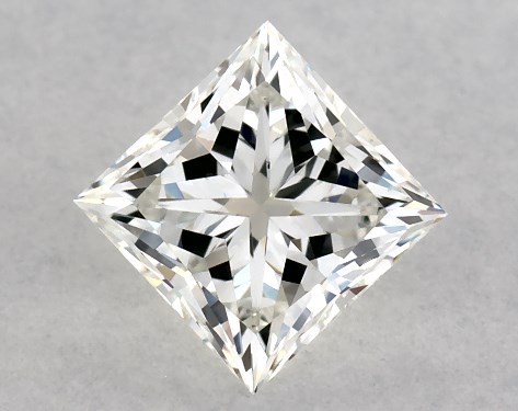 GIA 0.50 Carat J-VS1 Ideal Cut Princess Diamond