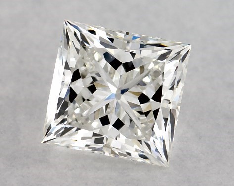 GIA 0.50 Carat H-VS1 Ideal Cut Princess Diamond