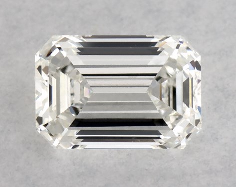 GIA 0.29 Carat H-VS1 Good Cut Emerald Diamond