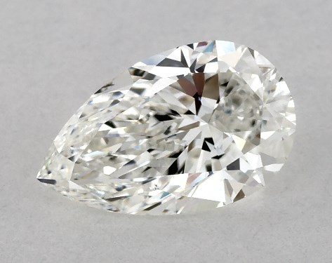 GIA 1.00 Carat H-VS1 Very Good Cut Pear Diamond