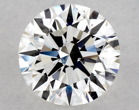 GIA 1.00 Carat H-VS2 Excellent Cut Round Diamond