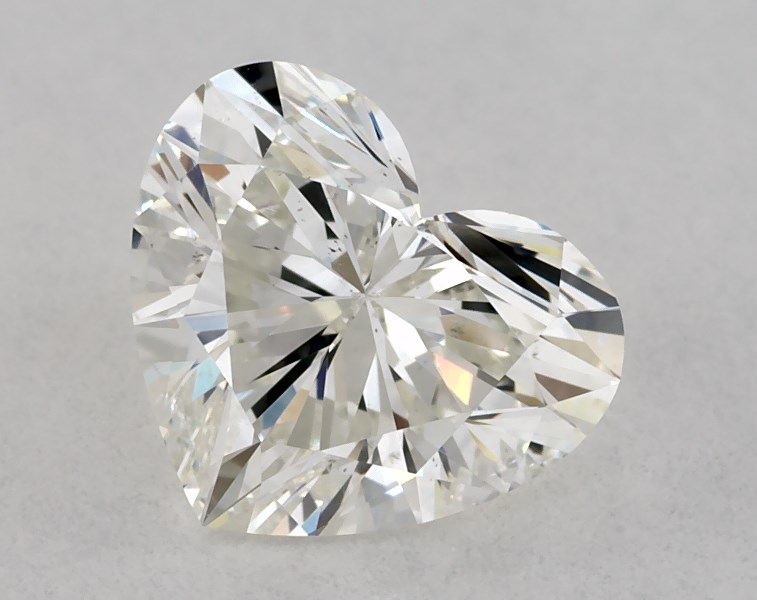 0.9 carat heart diamond, I SI1