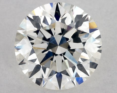 GIA 0.83 Carat H-SI1 Excellent Cut Round Diamond