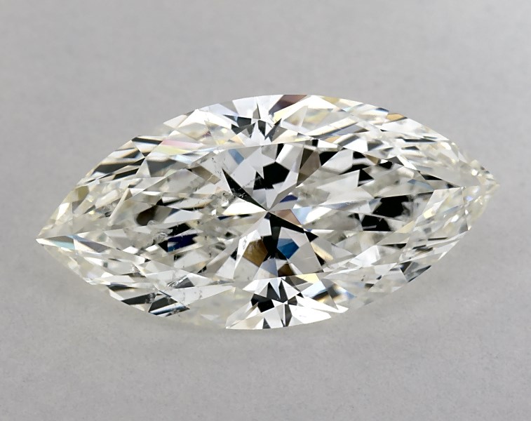 3.03 carat marquise diamond, I SI2