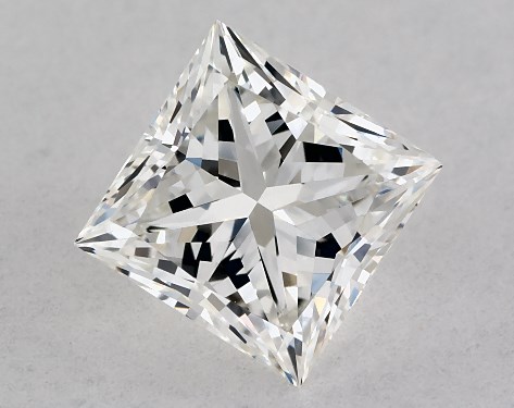 GIA 1.01 Carat H-VVS2 Ideal Cut Princess Diamond