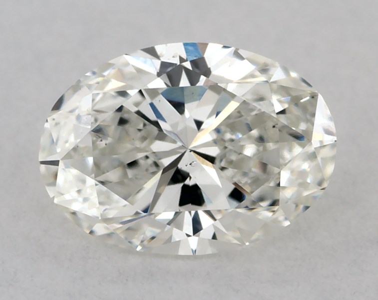 0.46 carat oval diamond, H SI1