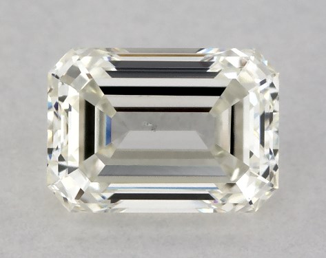 GIA 0.50 Carat J-SI1 Very Good Cut Emerald Diamond