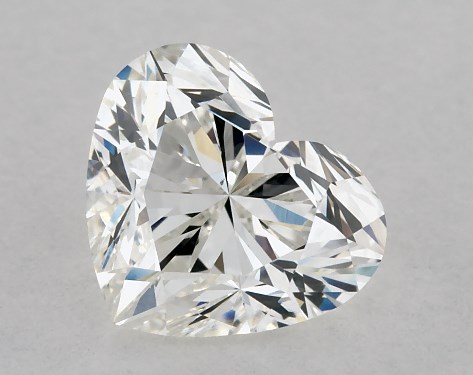 GIA 1.00 Carat H-VS2 Very Good Cut Heart Diamond