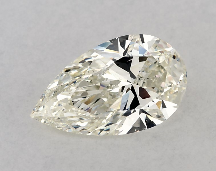 1.5 carat pear diamond, I SI1