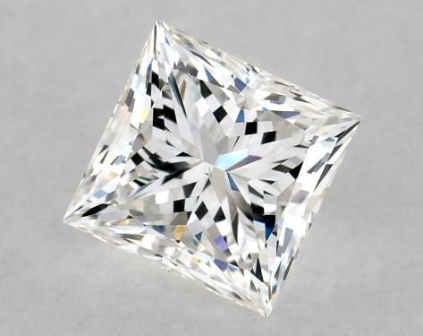 GIA 1.01 Carat H-VS2 Ideal Cut Princess Diamond