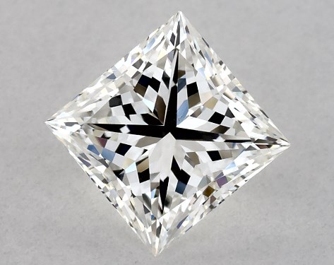 GIA 1.01 Carat H-VS2 Ideal Cut Princess Diamond