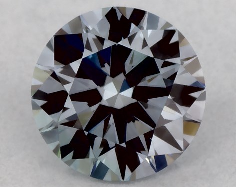 IGI 0.31 Carat Fancy Vivid Blue-VVS1 Round Cut Lab-Grown Diamond