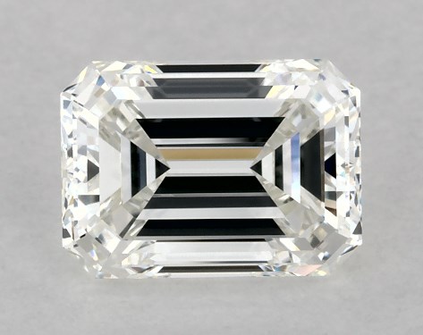 GIA 1.02 Carat H-VS1 Very Good Cut Emerald Diamond