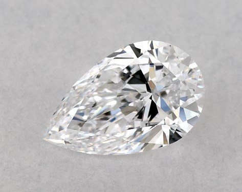 GIA 0.50 Carat D-VS1 Ideal Cut Pear Diamond