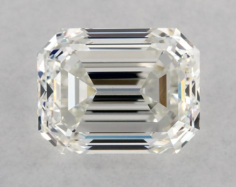 GIA 1.00 Carat H-VS1 Very Good Cut Emerald Diamond