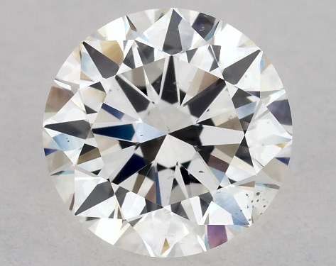 GIA 0.80 Carat H-SI1 Excellent Cut Round Diamond