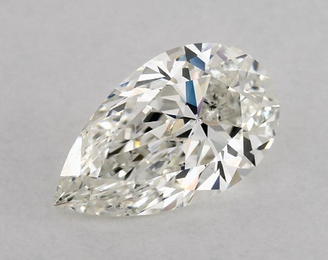 GIA 1.00 Carat H-VS2 Very Good Cut Pear Diamond