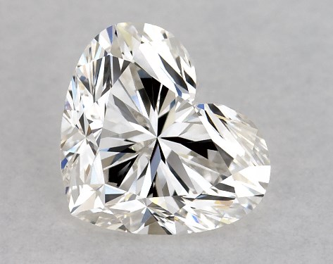 GIA 1.01 Carat H-VS1 Very Good Cut Heart Natural Diamond