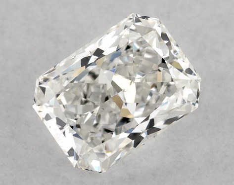 GIA 0.51 Carat G-VS2 Ideal Cut Radiant Diamond