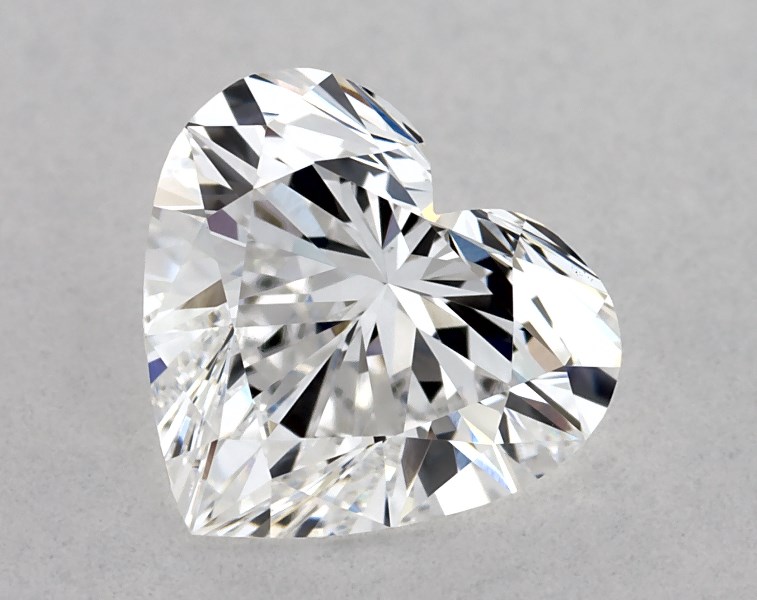 0.93 carat heart diamond, D VS1