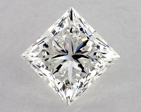 GIA 1.02 Carat H-VS2 Ideal Cut Princess Diamond