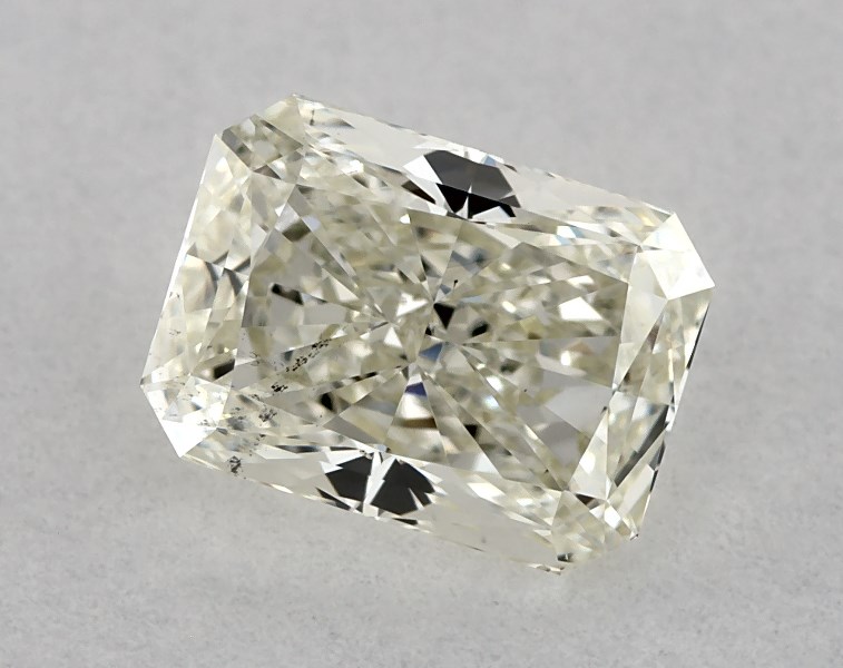 0.82 carat radiant diamond, I SI1