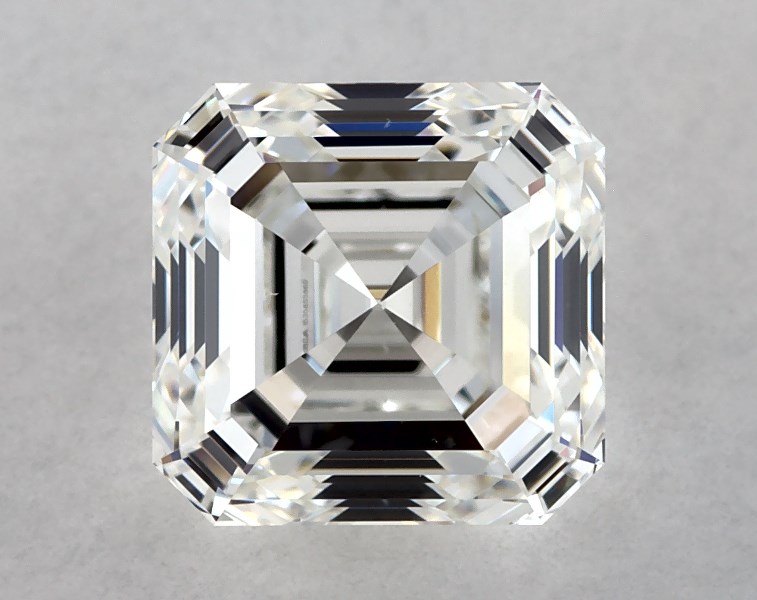1.51 carat asscher diamond, I VS1