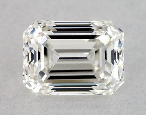 GIA 1.01 Carat H-VVS1 Very Good Cut Emerald Natural Diamond