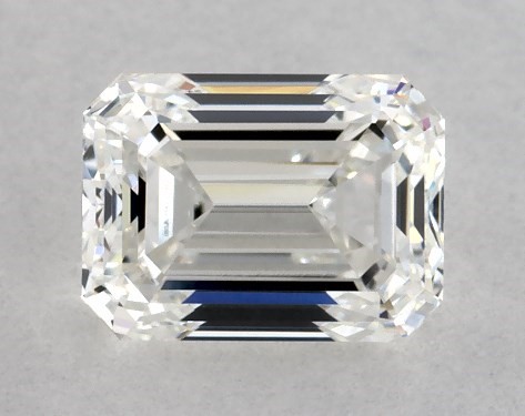 GIA 1.00 Carat H-VS1 Very Good Cut Emerald Diamond
