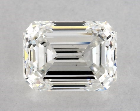 GIA 1.01 Carat H-VS2 Very Good Cut Emerald Diamond