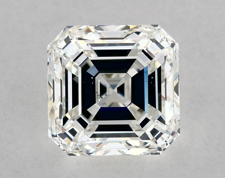 1.7 carat asscher diamond, I SI1