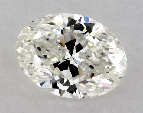 GIA 1.00 Carat H-VS1 Ideal Cut Oval Diamond