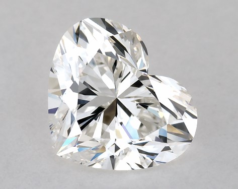 GIA 1.00 Carat H-VVS1 Ideal Cut Heart Diamond