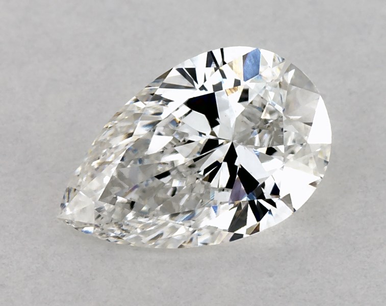 0.52 carat pear diamond, E VVS2