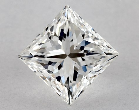 GIA 1.01 Carat H-VS2 Ideal Cut Princess Diamond