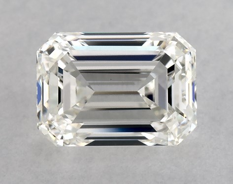 GIA 1.00 Carat H-VS1 Very Good Cut Emerald Diamond