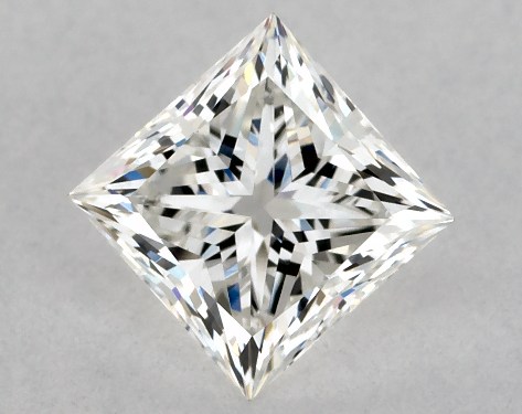 GIA 1.01 Carat H-VS1 Ideal Cut Princess Diamond
