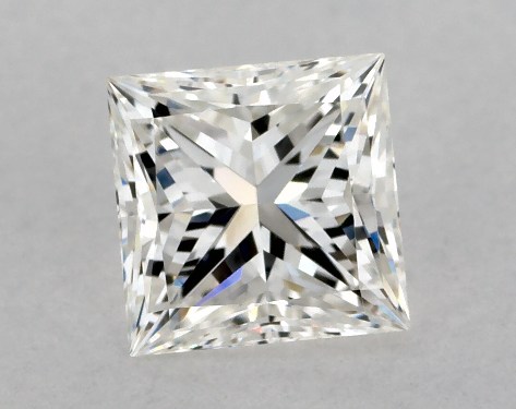 GIA 1.01 Carat H-VS1 Ideal Cut Princess Diamond