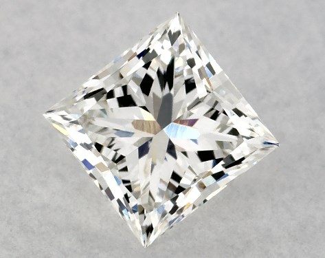GIA 1.01 Carat H-VS1 Ideal Cut Princess Diamond
