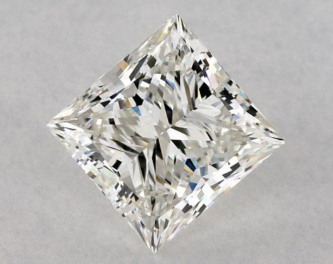 GIA 2.00 Carat H-VS1 Ideal Cut Princess Diamond