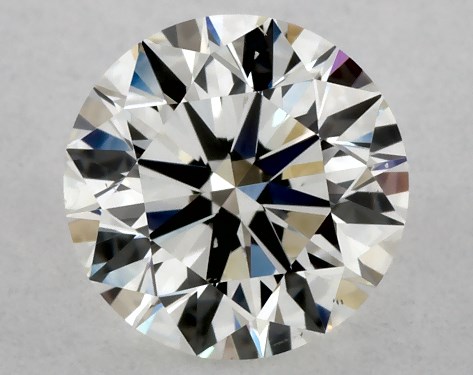 GIA 0.80 Carat H-SI1 Excellent Cut Round Diamond